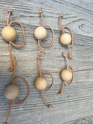 Servilletero con tiento de cuero